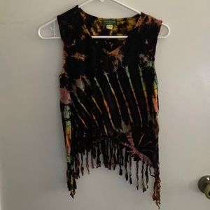 Tie dye crop top